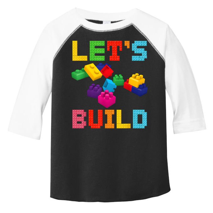 Block Brick Building LetS Build Master Builder Toys Kids Toddler Fine Jersey T-Shirt