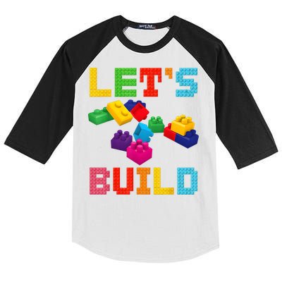 Block Brick Building LetS Build Master Builder Toys Kids Kids Colorblock Raglan Jersey