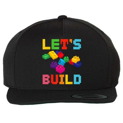 Block Brick Building LetS Build Master Builder Toys Kids Wool Snapback Cap