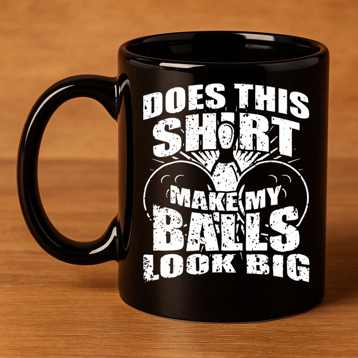 Bowling Ball 11oz C Handle Ceramic Mug