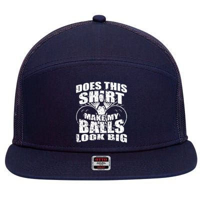 Bowling Ball 7 Panel Mesh Trucker Snapback Hat