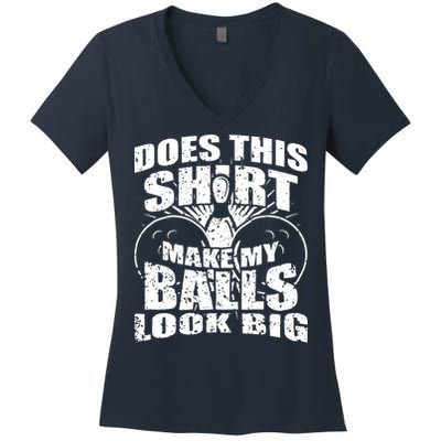 Bowling Ball Women's V-Neck T-Shirt