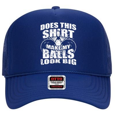 Bowling Ball High Crown Mesh Back Trucker Hat