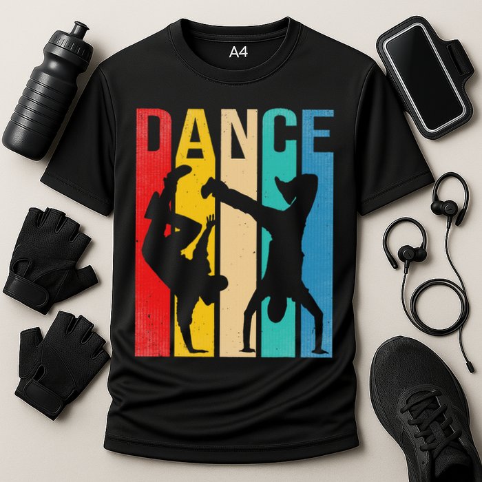 Breakdancing B Boy Dance Breakdance Dancer Gift Cooling Performance Crew T-Shirt