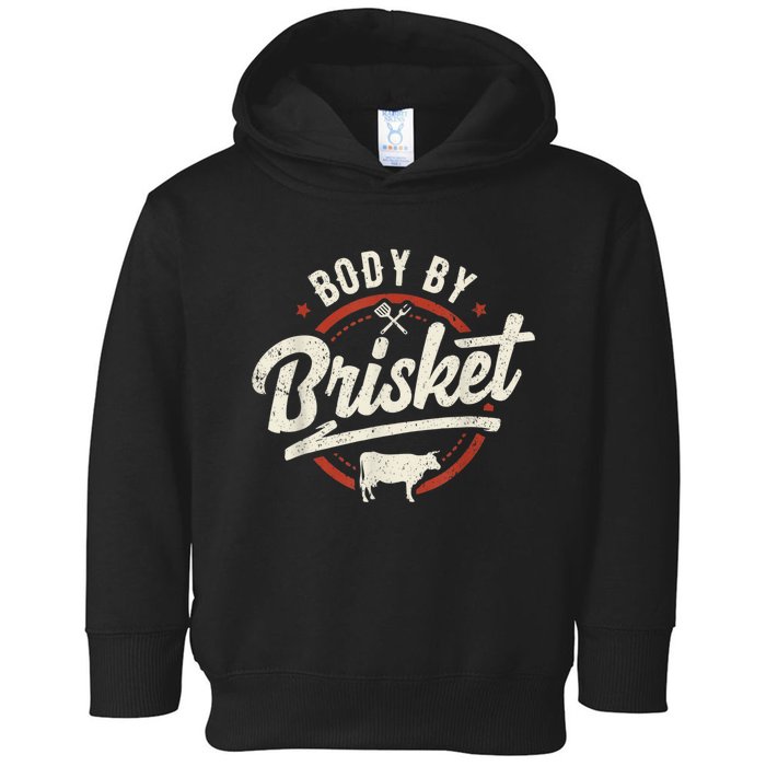 Body By Brisket Backyard Cookout BBQ Grill Toddler Hoodie