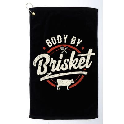 Body By Brisket Backyard Cookout BBQ Grill Platinum Collection Golf Towel