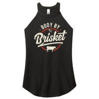 Body By Brisket Backyard Cookout BBQ Grill Women's Perfect Tri Rocker Tank