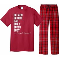 Bleach Blonde Bad Built Butch Body A Crockett Clapback Pajama Set