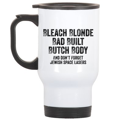 Bleach Blond Bad Built Butch Body Cute Gift Stainless Steel Travel Mug