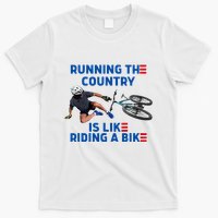 Biden Bike Bicycle Running The Country Is Like Riding A Bike T-Shirt