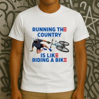 Biden Bike Bicycle Running The Country Is Like Riding A Bike T-Shirt