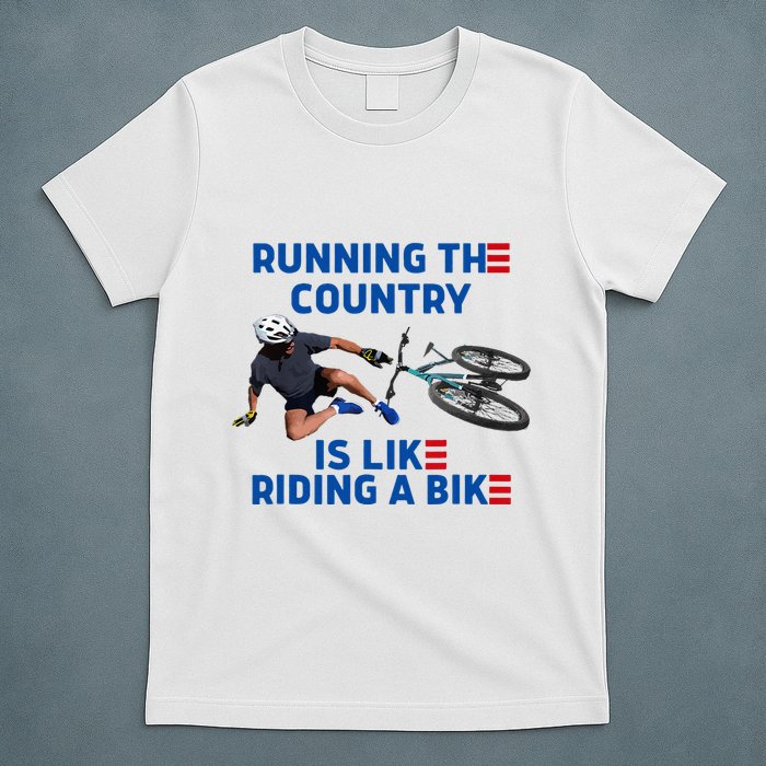 Biden Bike Bicycle Running The Country Is Like Riding A Bike T-Shirt