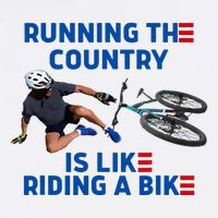 Biden Bike Bicycle Running The Country Is Like Riding A Bike T-Shirt