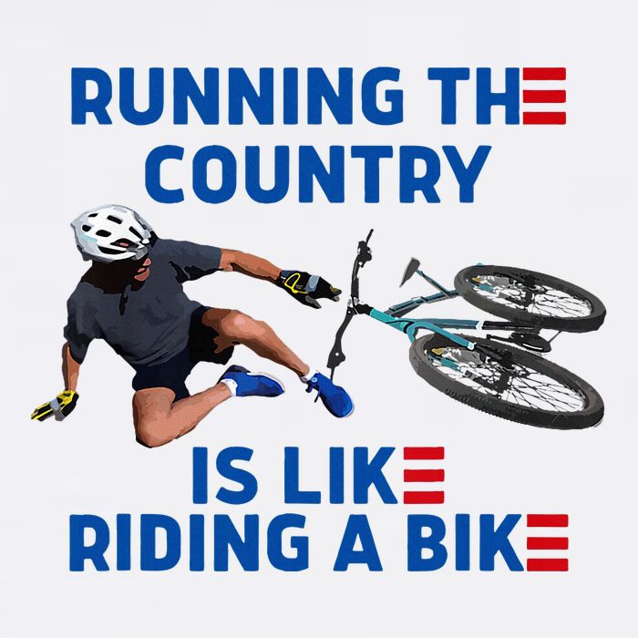 Biden Bike Bicycle Running The Country Is Like Riding A Bike T-Shirt