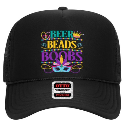 Beers Beads Boobs New Orleans Funny Mardi Gras Trucker Hat
