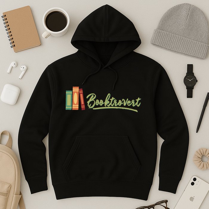 Booktrovert Bookworm Book Lover Introvert Trending Hoodie
