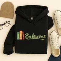 Booktrovert Bookworm Book Lover Introvert Trending Hoodie