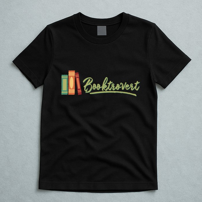 Booktrovert Bookworm Book Lover Introvert Trending T-Shirt