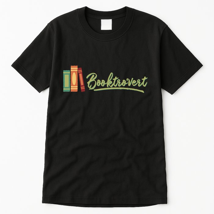 Booktrovert Bookworm Book Lover Introvert Trending Tall T-Shirt