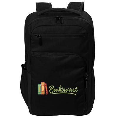 Booktrovert Bookworm Book Lover Introvert Trending Impact Tech Backpack