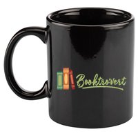 Booktrovert Bookworm Book Lover Introvert Trending 11oz C Handle Ceramic Mug