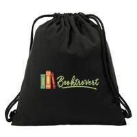 Booktrovert Bookworm Book Lover Introvert Trending Drawstring Bag