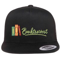 Booktrovert Bookworm Book Lover Introvert Trending Flatbill Hat