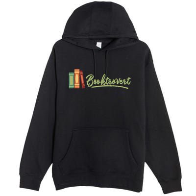 Booktrovert Bookworm Book Lover Introvert Trending Premium Pullover Hoodie