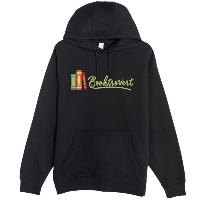 Booktrovert Bookworm Book Lover Introvert Trending Premium Pullover Hoodie