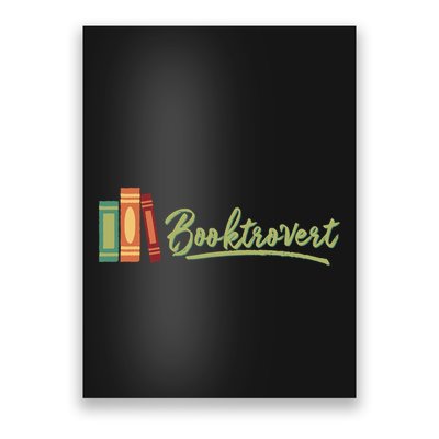 Booktrovert Bookworm Book Lover Introvert Trending Poster