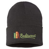 Booktrovert Bookworm Book Lover Introvert Trending Sustainable Knit Beanie