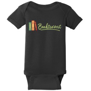 Booktrovert Bookworm Book Lover Introvert Trending Baby Bodysuit