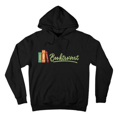 Booktrovert Bookworm Book Lover Introvert Trending Tall Hoodie
