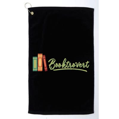 Booktrovert Bookworm Book Lover Introvert Trending Golf Towel