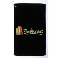 Booktrovert Bookworm Book Lover Introvert Trending Golf Towel