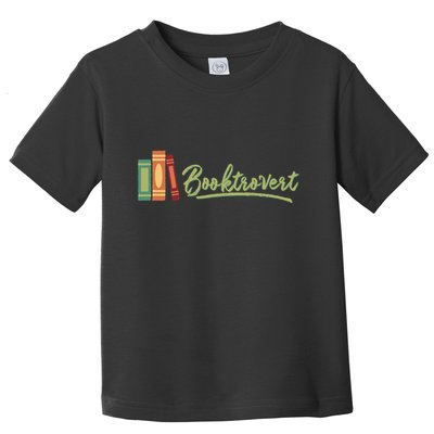 Booktrovert Bookworm Book Lover Introvert Trending Toddler T-Shirt