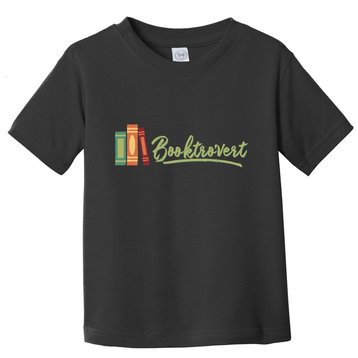 Booktrovert Bookworm Book Lover Introvert Trending Toddler T-Shirt