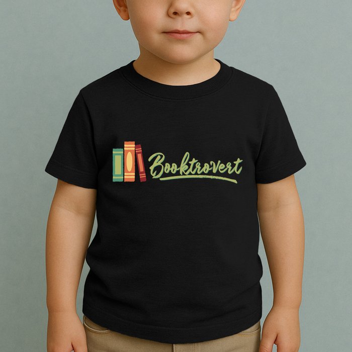 Booktrovert Bookworm Book Lover Introvert Trending Toddler T-Shirt