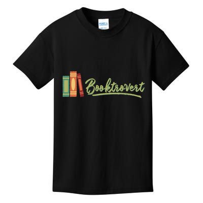 Booktrovert Bookworm Book Lover Introvert Trending Kids T-Shirt
