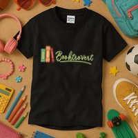 Booktrovert Bookworm Book Lover Introvert Trending Kids T-Shirt