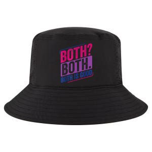 Both? Both? Bi Pride Bisexual Bisexuality Flag Cool Comfort Performance Bucket Hat