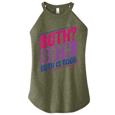 Both? Both? Bi Pride Bisexual Bisexuality Flag Women’s Perfect Tri Rocker Tank