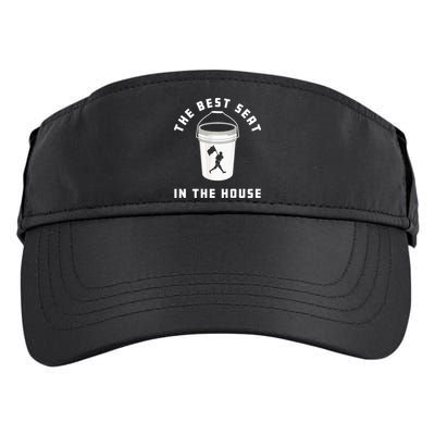 Baseball Bucket Baseball Lovers The Best Seat In The House Adult Drive Performance Visor