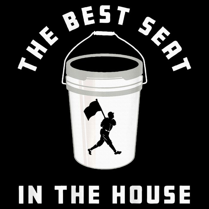 Baseball Bucket Baseball Lovers The Best Seat In The House 16 in Basic Backpack