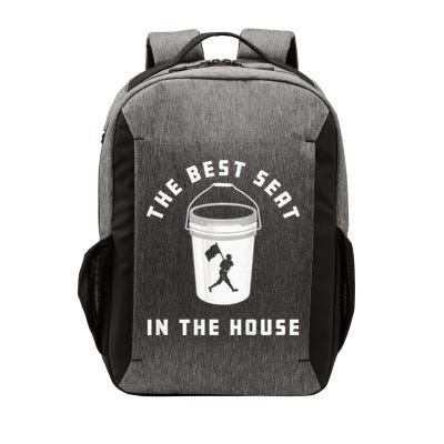Baseball Bucket Baseball Lovers The Best Seat In The House Vector Backpack