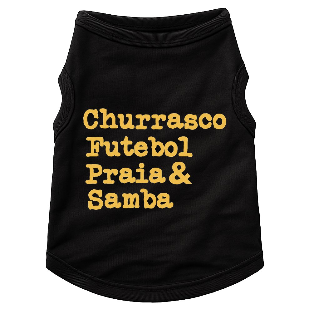 Brazilian Bbq Barbecue Brazil Brasil Churrasco Futebol Samba Doggie Tank