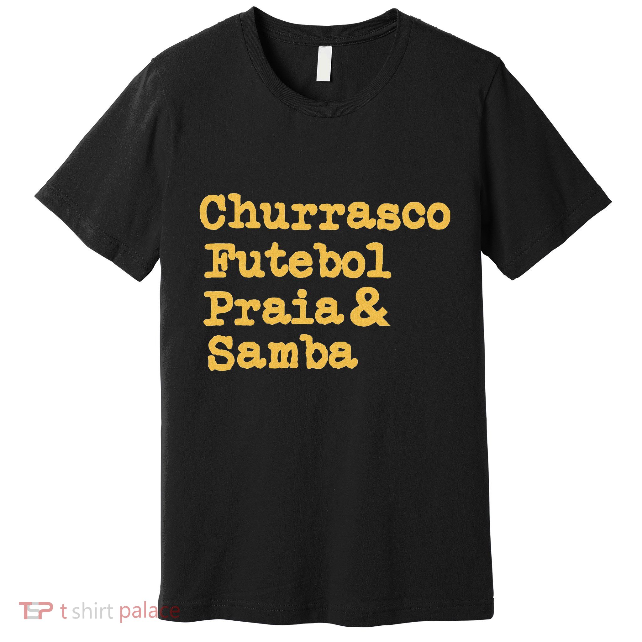 Brazilian Bbq Barbecue Brazil Brasil Churrasco Futebol Samba Premium T-Shirt