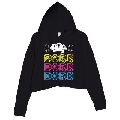 Bork Bork Bork Funny Swedish Chef Crop Fleece Hoodie