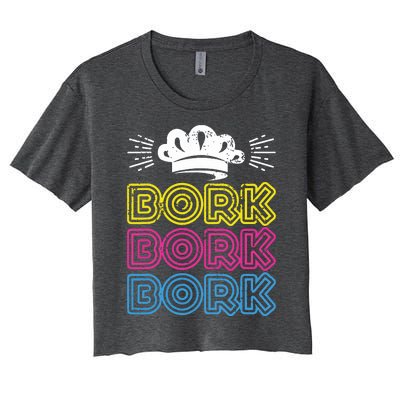 Bork Bork Bork Funny Swedish Chef Women's Crop Top Tee