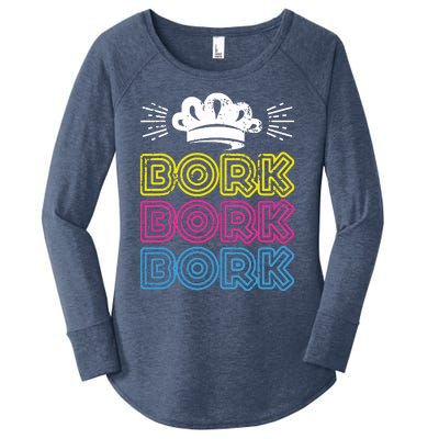 Bork Bork Bork Funny Swedish Chef Women's Perfect Tri Tunic Long Sleeve Shirt